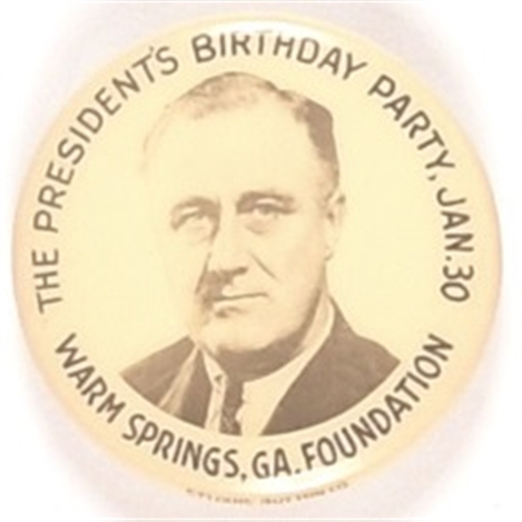 Roosevelt Warm Springs Birthday Party