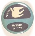 McWho in 72 Peace Dove