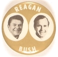 Reagan, Bush Gold Celluloid