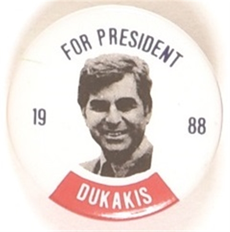 Dukakis for President 1988 Celluloid