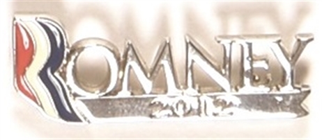 Romney 2012 Clutchback Pin