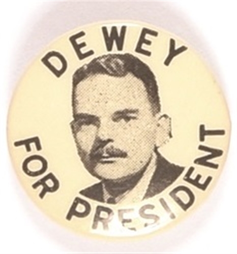 Dewey for President Picture Pin