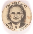 Truman for President Rare Celluloid