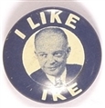 I Like Ike Blue Picture Pin