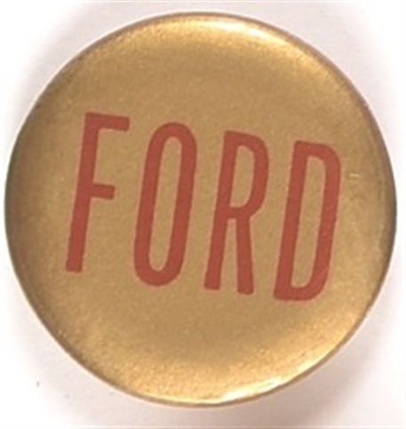 Ford Red and Gold Celluloid