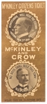 McKinley and Crow No Boss Shall Rule This Town Ribbon