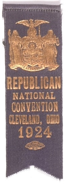 Coolidge 1924 Convention Ribbon