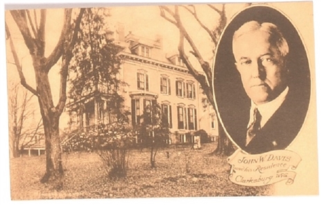 John W. Davis Clarksburg Postcard