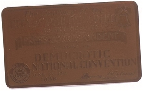 FDR Metal Convention Press Pass