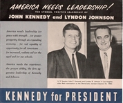 Kennedy for President Pamphlet
