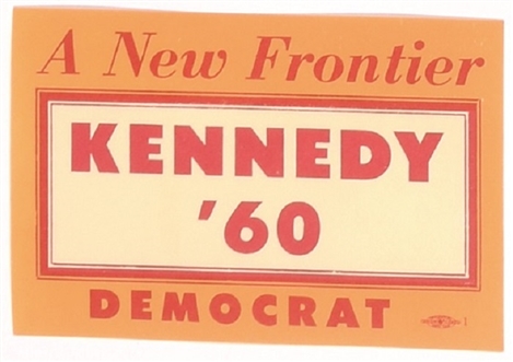Kennedy New Frontier Sticker