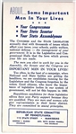 Nixon Pennsylvania Coattail Campaign Card
