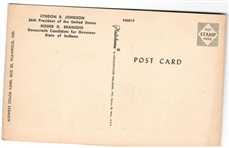 Johnson, Branigan Indiana Postcard