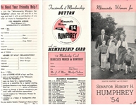 Women for Humphrey Pamphlet and Card