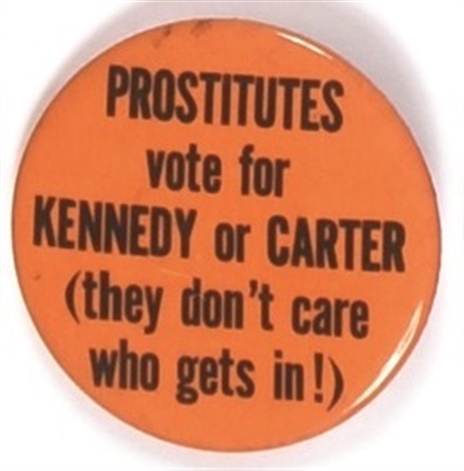 Kennedy, Carter Prostitutes Pin