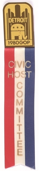 Reagan Detroit Host Committee Badge