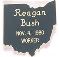 Reagan, Bush 1980 Ohio Worker