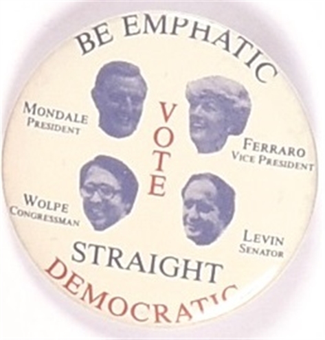 Mondale, Ferraro Michigan Coattail