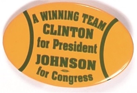 Clinton, Johnson Wisconsin Winning Team