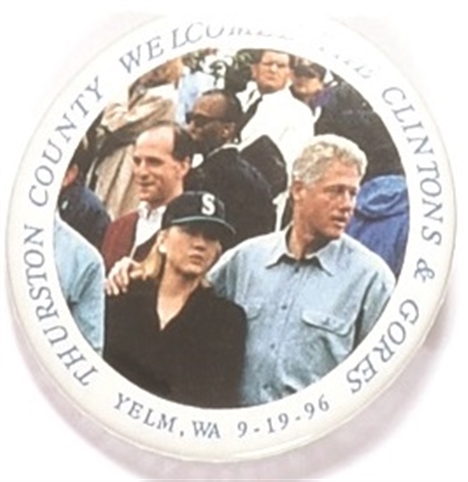 Bill and Hillary Clinton Washington Celluloid