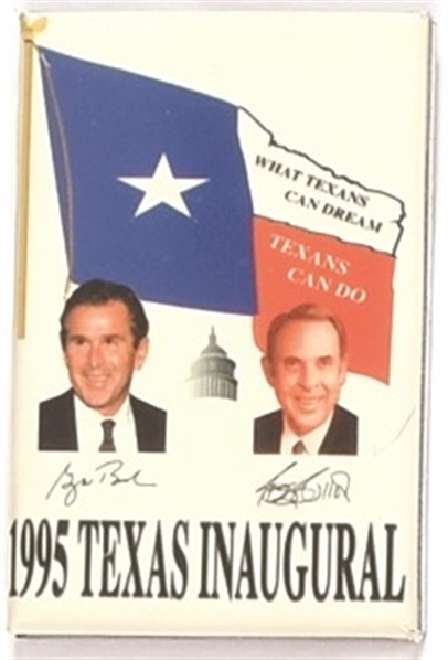 Bush, Bullock 1995 Texas Inauguration