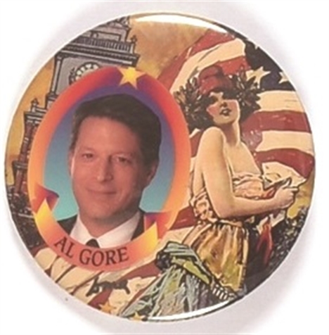 Al Gore Lady Liberty Celluloid