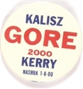 Gore, Kerry, Kalisz Massachusetts Coattail