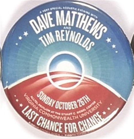 Obama Dave Matthews Band