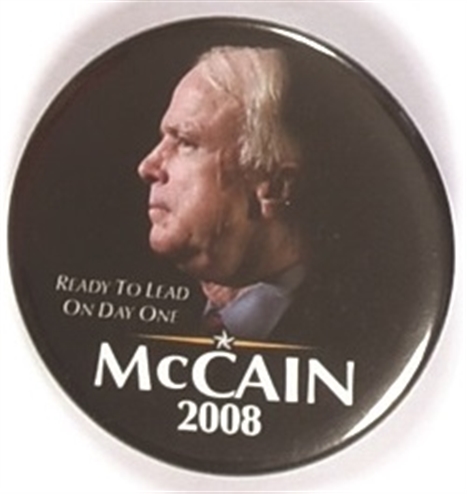 McCain Ready on Day One