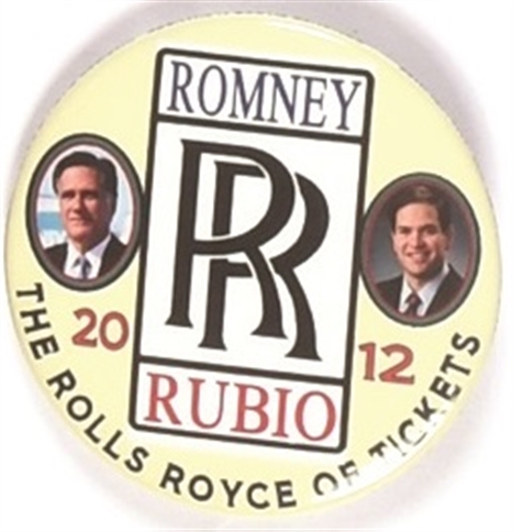 Romey, Rubio Rolls Royce of Tickets
