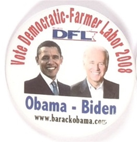 Obama, Biden DFL 2008 Celluloid