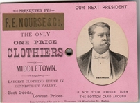Garfield, Hancock Clothing Store Advertising Card