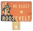 Uncle Sam Re-Elect Roosevelt License