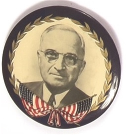 Truman Flag and Laurel Celluloid