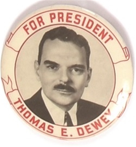 Dewey for President Red Letters