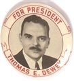 Dewey for President Red Letters