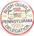 Bush, Quayle Pennsylvania Delegation