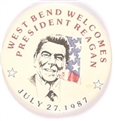 West Bend Welcomes President Reagan