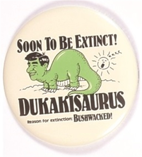 Dukakisaurus Soon to be Extinct