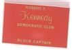 Robert Kennedy Democratic Club Block Captain