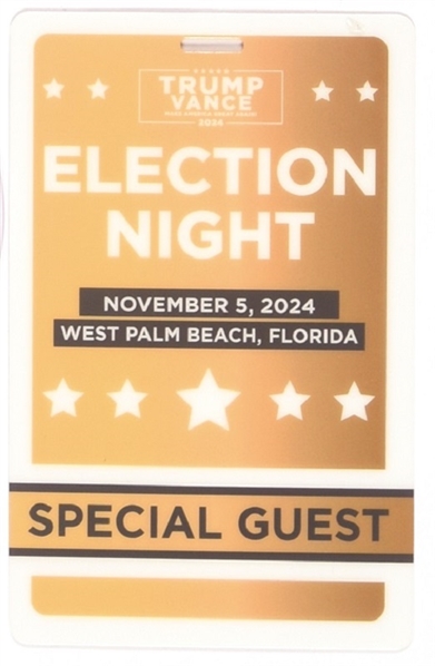 Trump Election Night Guest Past