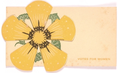 Votes for Women Flower Card