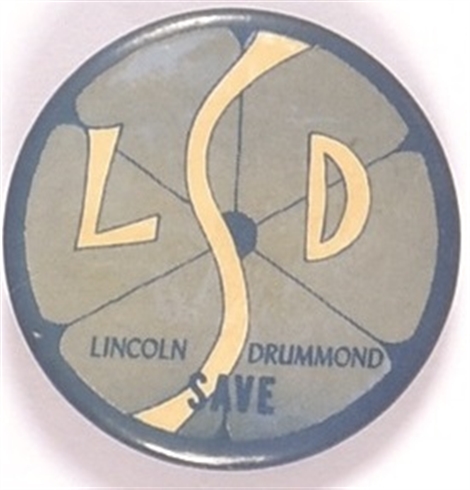 Lincoln Drummond Berkeley Rebellion Pin