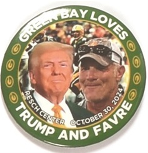 Green Bay Loves Trump and Favre