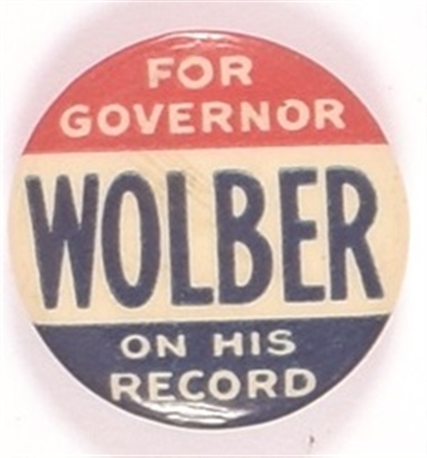 Wolber for Governor, New Jersey
