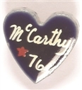 McCarthy 1976 Heart Pinback