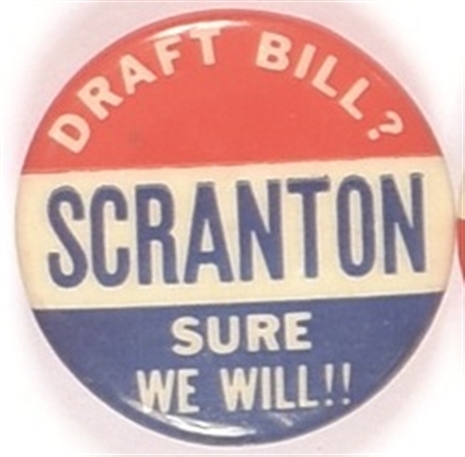 Scranton Draft Bill? Sure We Will
