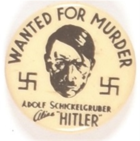 Hitler Wanted for Murder