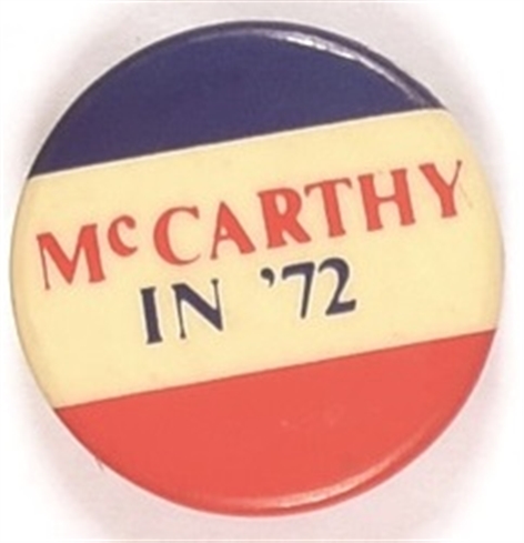 McCarthy in 72 RWB Celluloid