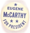 Eugene McCarthy 3 Stars Celluloid